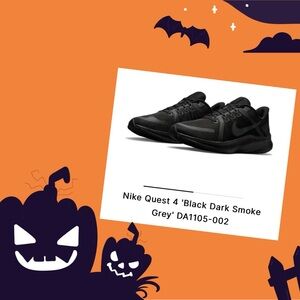 Men’s Nike Black Quest4 Running Shoes